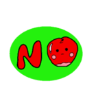らぶりんご 赤りんごver（個別スタンプ：9）