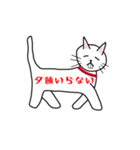 出っ歯ネコのスタンプ（個別スタンプ：24）