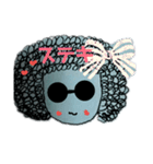 手書きへた絵です（個別スタンプ：5）