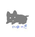 グレねこちゃん（個別スタンプ：1）