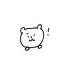 くまのスタンプです（個別スタンプ：16）