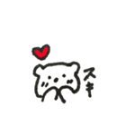 くまのスタンプです（個別スタンプ：24）