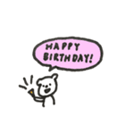 くまのスタンプです（個別スタンプ：25）