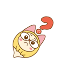 ばけるニャンスタンプ【よく使うあいさつ】（個別スタンプ：12）
