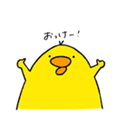 とりさん、時々くま吉。（個別スタンプ：1）