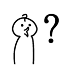 だめ人間ポクthe日常 (日本語 Ver.)（個別スタンプ：1）