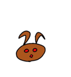 ウサギにみえないウサギ(？)のスタンプ（個別スタンプ：9）