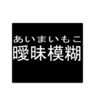 四字熟語のアニメーションスタンプ（個別スタンプ：6）