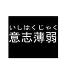 四字熟語のアニメーションスタンプ（個別スタンプ：14）