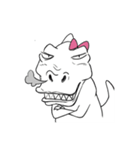可愛い恐竜少女（個別スタンプ：19）