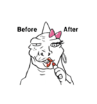 可愛い恐竜少女（個別スタンプ：22）