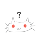 赤と白と黒とときどき青のネコ（個別スタンプ：4）
