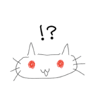 赤と白と黒とときどき青のネコ（個別スタンプ：6）