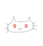 赤と白と黒とときどき青のネコ（個別スタンプ：14）