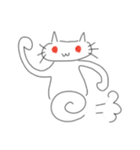 赤と白と黒とときどき青のネコ（個別スタンプ：31）
