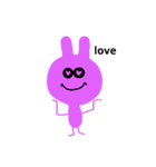 colorful rabbit♪（個別スタンプ：2）