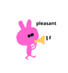 colorful rabbit♪（個別スタンプ：14）