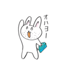 ドうさぎ（個別スタンプ：18）