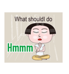 おかっぱ女子の毎日（個別スタンプ：13）