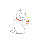 白猫ミちゃん（個別スタンプ：2）