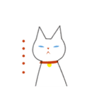 白猫ミちゃん（個別スタンプ：9）