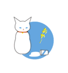 白猫ミちゃん（個別スタンプ：15）