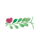 下手ふわーず 花（個別スタンプ：24）