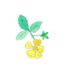 下手ふわーず 花（個別スタンプ：27）