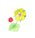 下手ふわーず 花（個別スタンプ：28）
