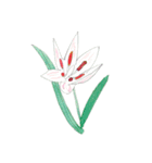 下手ふわーず 花（個別スタンプ：32）
