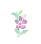 下手ふわーず 花（個別スタンプ：33）