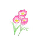 下手ふわーず 花（個別スタンプ：40）
