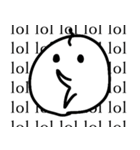 だめ人間ポクthe日常 (英語 Ver.)（個別スタンプ：3）