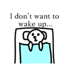 だめ人間ポクthe日常 (英語 Ver.)（個別スタンプ：7）