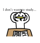 だめ人間ポクthe日常 (英語 Ver.)（個別スタンプ：8）