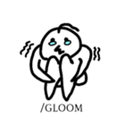 だめ人間ポクthe日常 (英語 Ver.)（個別スタンプ：19）