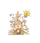 まばら髪の女の子（個別スタンプ：4）
