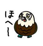 鳥類で軽い返事を伝えたい。相槌っぽい編（個別スタンプ：7）