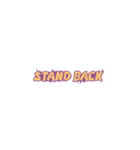 STAND BACK（個別スタンプ：2）