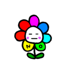 Happy Rainbow Flower 日常英語（個別スタンプ：2）