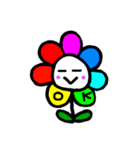 Happy Rainbow Flower 日常英語（個別スタンプ：3）