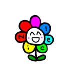 Happy Rainbow Flower 日常英語（個別スタンプ：6）