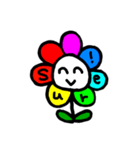 Happy Rainbow Flower 日常英語（個別スタンプ：10）