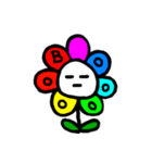 Happy Rainbow Flower 日常英語（個別スタンプ：14）