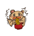 ラーメン好きなクマ（個別スタンプ：12）