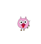 顔ブタファミリー（個別スタンプ：3）