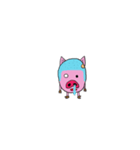 顔ブタファミリー（個別スタンプ：7）