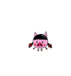 顔ブタファミリー（個別スタンプ：8）