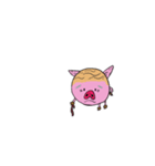 顔ブタファミリー（個別スタンプ：10）