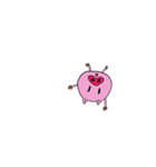 顔ブタファミリー（個別スタンプ：22）